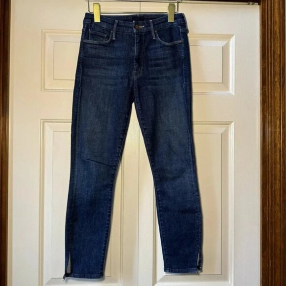 Mother The Looker High Rise Crop Skinny Jeans Women’s size 26 - Picture 3 of 15